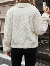 Load image into Gallery viewer, Button Up Long Sleeve Fuzzy Outerwear