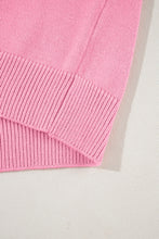 Load image into Gallery viewer, Pearl Detail Contrast Round Neck Sweater