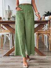 Load image into Gallery viewer, Pocketed Elastic Waist Wide Leg Pants
