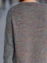 Load image into Gallery viewer, Heathered V-Neck Long Sleeve Sweater