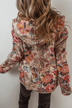 Load image into Gallery viewer, Printed Long Sleeve Hooded Jacket
