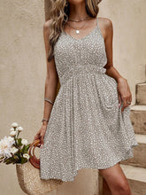 Load image into Gallery viewer, Floral V-Neck Mini Cami Dress