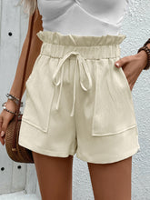 Load image into Gallery viewer, Paperbag Waist Shorts with Pockets