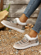 Load image into Gallery viewer, Printed Round Toe Flat Slip-Ons