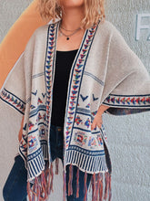 Load image into Gallery viewer, Fringe Open Front Cardigan
