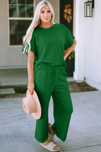 Load image into Gallery viewer, Short Sleeve Top and Pants Set