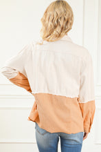Load image into Gallery viewer, Contrast Button Down Collared Jacket