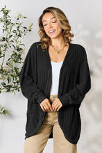 Load image into Gallery viewer, DOORBUSTER DEAL: Basic Bae Full Size Ribbed Cocoon Cardigan