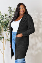 Load image into Gallery viewer, DOORBUSTER DEAL: Bae Full Size Hooded Sweater Cardigan Cardigan
