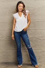 Load image into Gallery viewer, V-Neck Lace Trim Tank Top