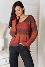 Load image into Gallery viewer, Gradient V-Neck Sweater