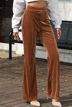 Load image into Gallery viewer, High Waist Corduroy Flare Pants