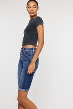 Load image into Gallery viewer, Kancan Full Size Cat's Whiskers Button Fly Denim Shorts