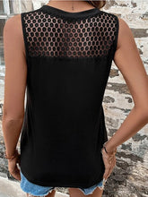 Load image into Gallery viewer, Lace Detail V-Neck Tank