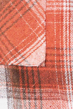 Load image into Gallery viewer, Double Take Plaid Collared Neck Long Sleeve Shirt
