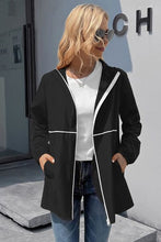 Load image into Gallery viewer, Zip Up Long Sleeve Hooded Watertight Jacket