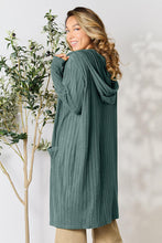 Load image into Gallery viewer, DOORBUSTER DEAL: Bae Full Size Hooded Sweater Cardigan Cardigan