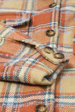 Load image into Gallery viewer, Plaid Dropped Shoulder Shirt Jacket