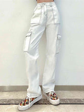 Load image into Gallery viewer, Straight Jeans with Pockets