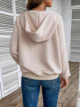 Load image into Gallery viewer, Half Zip Hoodie with Pocket