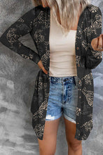 Load image into Gallery viewer, Tiger Print Button Up Long Sleeve Cardigan
