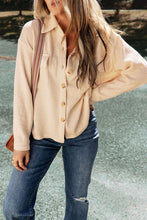 Load image into Gallery viewer, Pocketed Button Up Dropped Shoulder Jacket