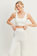 Load image into Gallery viewer, Kimberly C Waffle Tank and High Waist Flare Pants Set