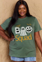 Load image into Gallery viewer, Simply Love Full Size BOO SQUAD Graphic Cotton T-Shirt