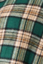 Load image into Gallery viewer, Double Take Plaid Collared Neck Long Sleeve Shirt