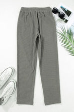 Load image into Gallery viewer, Drawstring Straight Pants with Pockets
