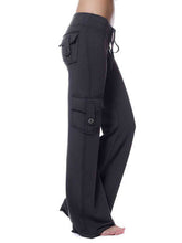 Load image into Gallery viewer, Mid Waist Pants with Pockets