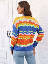 Load image into Gallery viewer, Open Front Openwork Cardigan
