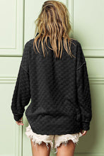 Load image into Gallery viewer, BiBi Checkered Round Neck Exposed Seam Top