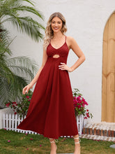 Load image into Gallery viewer, Crisscross Smocked Spaghetti Strap Dress