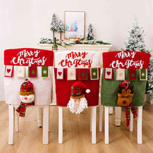 Load image into Gallery viewer, MERRY CHRISTMAS Chair Cover
