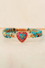 Load image into Gallery viewer, Handmade Heart Shape Natural Stone Bracelet
