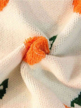 Load image into Gallery viewer, Orange Grove Round Neck Drop Shoulder Sweater