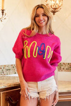 Load image into Gallery viewer, BiBi MOM Contrast Round Neck Sweater