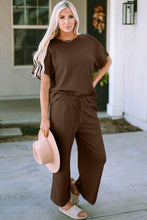Load image into Gallery viewer, Short Sleeve Top and Pants Set