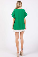 Load image into Gallery viewer, GeeGee Ruffled Short Sleeve V-Neck Blouse