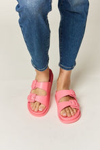 Load image into Gallery viewer, Legend Double Buckle Open Toe Sandals