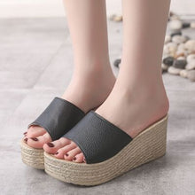 Load image into Gallery viewer, PU Leather Open Toe Sandals