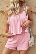 Load image into Gallery viewer, Ribbed Adjustable Spaghetti Strap Romper