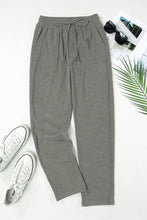 Load image into Gallery viewer, Drawstring Straight Pants with Pockets