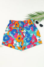 Load image into Gallery viewer, Drawstring Printed High Waist Shorts