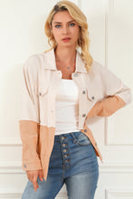 Load image into Gallery viewer, Contrast Button Down Collared Jacket