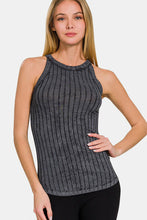 Load image into Gallery viewer, Zenana Ribbed Grecian Neck Tank