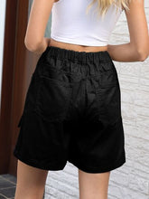 Load image into Gallery viewer, Pocketed High Waist Denim Shorts