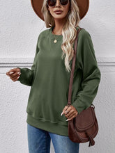 Load image into Gallery viewer, Round Neck Long Sleeve Sweatshirt