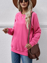 Load image into Gallery viewer, Round Neck Long Sleeve Sweatshirt